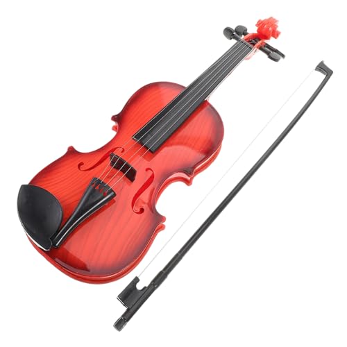 Yardwe 1 Set Geigenspielzeuginstrumente Für Anfängergeige Kindergeige Anfängerspielzeug Geige Kinderinstrumente Geige Für Anfänger Musikspielzeug Kindermusikinstrumente Brauner von Yardwe