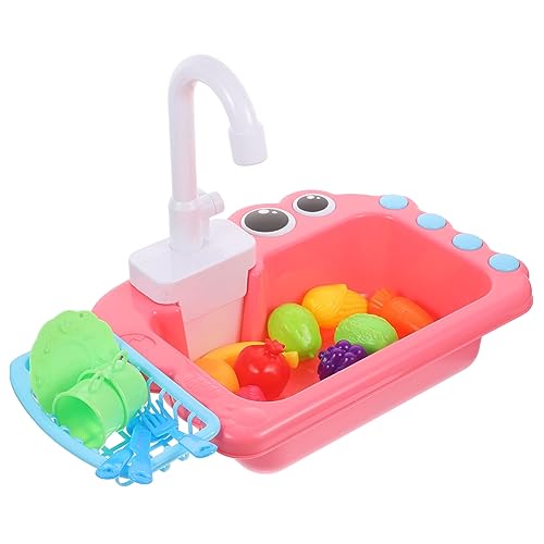 Yardwe 1 Set Geschirrspüler Spüle Mit Fließendem Wasser Kinderküche Kleinkind Spielspüle Rollenspiel Spüle Für Kleinkinder Geschirrspüler Haushaltsgeräte Rosa Kunststoff Yardwe 1 Set Geschirrspüler Spüle Mit Fließendem Wasser Kinderküche Kleinkind Spielspüle Rollenspiel Spüle Für Kleinkinder Geschirrspüler Haushaltsgeräte Rosa Kunststoff von Yardwe