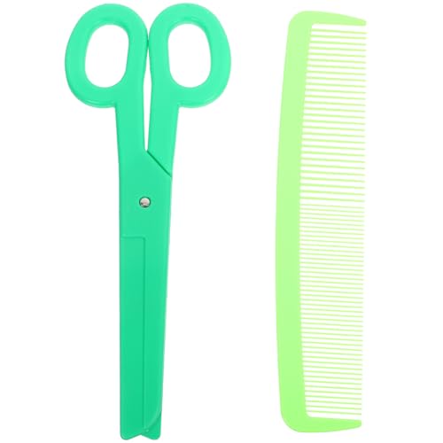 Yardwe 1 Set Jumbo-Kamm und Scheren-Requisite: Extra große Kunststoffschere und breiter Kamm für Halloween, Karneval, Cosplay – Party-Dekoration, Bühnen-Requisite Yardwe 1 Set Jumbo-Kamm und Scheren-Requisite: Extra große Kunststoffschere und breiter Kamm für Halloween, Karneval, Cosplay – Party-Dekoration, Bühnen-Requisite von Yardwe