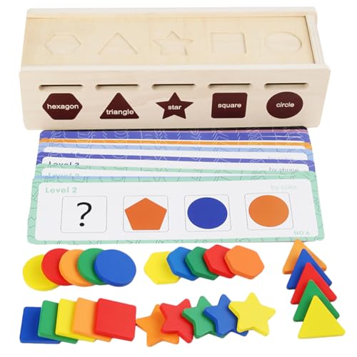 Yardwe 1 Set Klassifizierungs Lernspielzeug Für Kunsthandwerk Formspielzeug Puzzle Kinderspielzeug Kompakter Formsortierer Kleinkindspielzeug Farbklassifizierungsspielzeug Aus von Yardwe