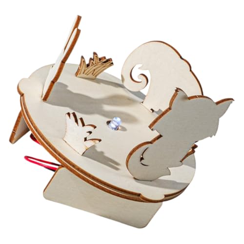 Yardwe 1 Set Materialpaket Wissenschaftsbausätze Wissenschaftsbausatz Für Mädchen Bausätze Kinderbausatz Holz Beige von Yardwe