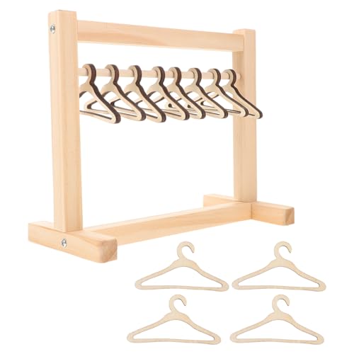 Yardwe 1 Set Mini Kleiderständer Kleiderständer Für Puppen Aus Holz Mit Kleiderbügeln Für Puppenhaus Dekoration Aufbewahrung Kleiderschrank Möbelzubehör Für Yardwe 1 Set Mini Kleiderständer Kleiderständer Für Puppen Aus Holz Mit Kleiderbügeln Für Puppenhaus Dekoration Aufbewahrung Kleiderschrank Möbelzubehör Für von Yardwe
