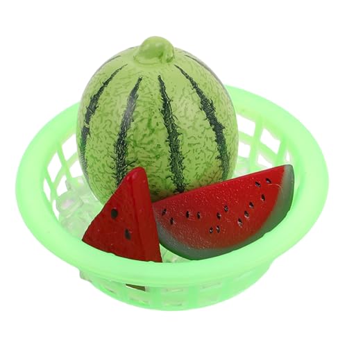 Yardwe 1 Set Mini Wassermelonen Modell Obst Rollenspiel Essen Wassermelonen Duschdekorationen Rollenspiel Wassermelonen Spiel Wassermelonen Requisite Wassermelonen Ornament Spiel von Yardwe
