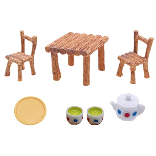 Yardwe 1 Set Miniatur Teeservice Puppenmöbel Puppenhaus Dekoration Puppenhausstuhl Ornament Teegeschirr Modelliermodell Realistisches Teegeschirr Requisite Dekoratives Miniatur Yardwe 1 Set Miniatur Teeservice Puppenmöbel Puppenhaus Dekoration Puppenhausstuhl Ornament Teegeschirr Modelliermodell Realistisches Teegeschirr Requisite Dekoratives Miniatur von Yardwe