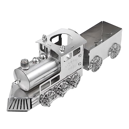 Yardwe 1 Set Modelleisenbahn Vintage Zugmodell Dampfzug Lokomotive Modell Der Zug Dampflokomotive Motor Schreibtischzüge Retro Modelle Dampflokomotive Statue Silber Yardwe 1 Set Modelleisenbahn Vintage Zugmodell Dampfzug Lokomotive Modell Der Zug Dampflokomotive Motor Schreibtischzüge Retro Modelle Dampflokomotive Statue Silber von Yardwe