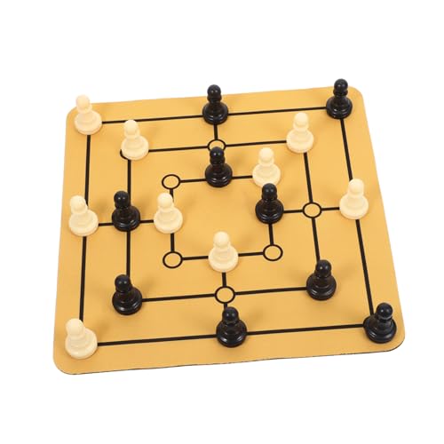 Yardwe 1 Set Neun Stücke Schach Tragbare Schach Bauch von Yardwe