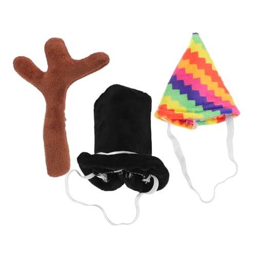 Yardwe 1 Set Plüschpuppendekor Plüschpuppen Ankleidezubehör Stofftierpuppen Ankleidespielzeug Stoffpuppe Und Geweihdekor Stoffpuppendekorationen Plüschpuppen Ankleidezubehör von Yardwe