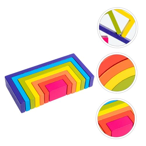 Yardwe 1 Set Quadratische Regenbogen Bausteine Brettspiele Kognitives Bausteine Kognitives Blöcke Geometrischer Block Vorschulspielzeug Kleinkindspielzeug Yardwe 1 Set Quadratische Regenbogen Bausteine Brettspiele Kognitives Bausteine Kognitives Blöcke Geometrischer Block Vorschulspielzeug Kleinkindspielzeug von Yardwe