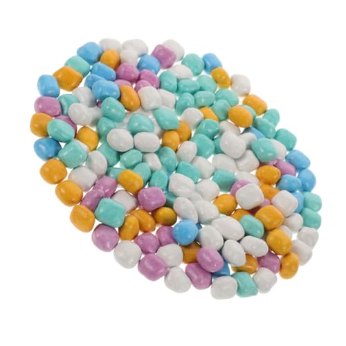 Yardwe 1 Set Sandspielzeug Für Material Farbiger Sand Pellets Sandzubehör Spielplatz Spielhaus Imitation Spielsand Sensorische Bunte Steine Felskiesel Sandkasten Aus von Yardwe