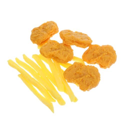 Yardwe 1 Set Simulation Pommes Frites Modell Chicken Nuggets Pommes Frites Künstliche Lebensmittel Gefälschte Pommes Frites Gefälschte Lebensmittel Gefälschte Pommes Frites Realistische Yardwe 1 Set Simulation Pommes Frites Modell Chicken Nuggets Pommes Frites Künstliche Lebensmittel Gefälschte Pommes Frites Gefälschte Lebensmittel Gefälschte Pommes Frites Realistische von Yardwe