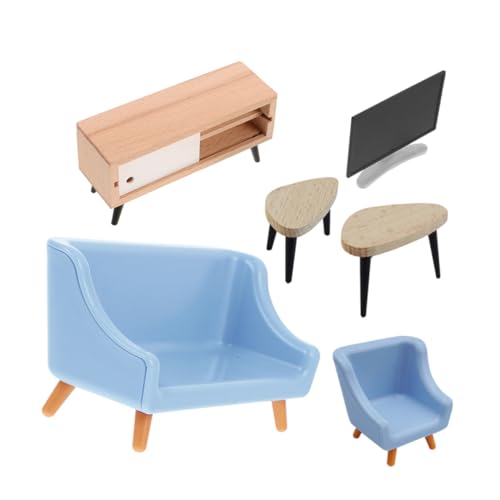 Yardwe 1 Set Simulierte Kleine Möbel Puppenhauszubehör Und Möbel Mini Puppenhausmöbel Puppenhaus Wohnzimmermöbel Puppenhaus Miniaturartikel Miniatur Kunststoff von Yardwe