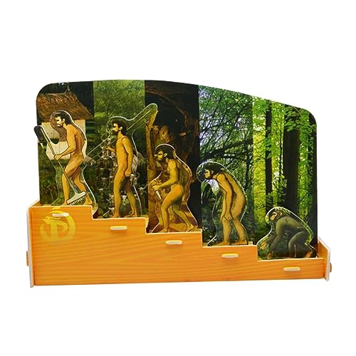 Yardwe 1 Set Zur Menschlichen Evolution Für DIY Puzzles Kinderpuzzles Kinderspielzeug Kinderpuzzles Lernspielzeug Modelle Der Menschlichen Evolution Kinderpuzzle Pp von Yardwe
