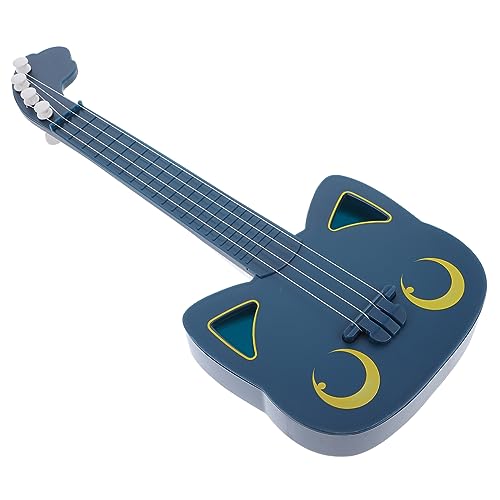 Yardwe 1 Stück Adorable Cat Themed Ukulele für Imitation Gitarre Anfänger und Musikliebhaber Geburtstagsgeschenk mit Saiten für Einfaches von Yardwe