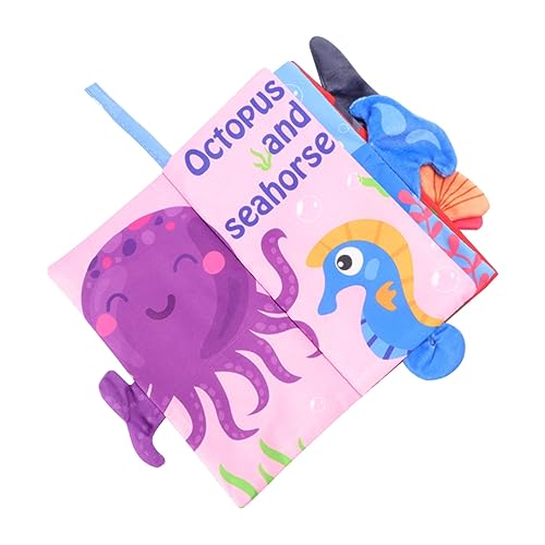 Yardwe 1 Stück Buch Früherziehung Kleinkind -stoffbuch -stoffbuch Bildungsspielzeug Polyesterfaser Mit Hoher Dichte Blau von Yardwe
