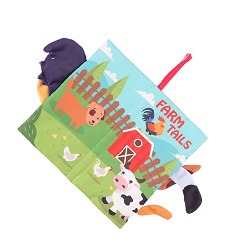 Yardwe 1 Stück Buch Früherziehung -stoffbuch Kleinkind -stoffbuch Bildungsspielzeug Grün Polyesterfaser Mit Hoher Dichte von Yardwe