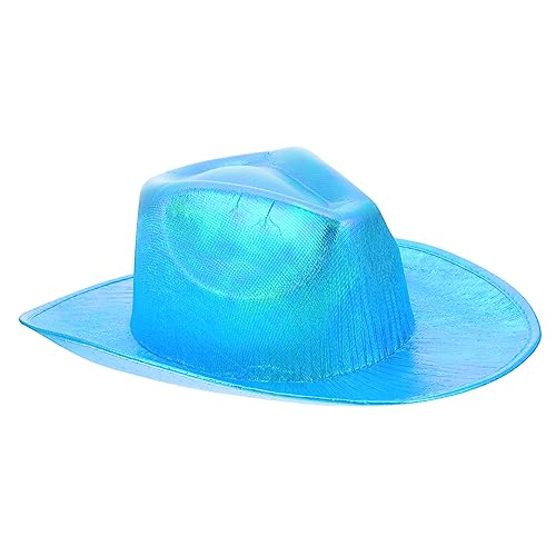 Yardwe 1 Stück Cowgirl Hut für Damen Glitzernde Westernmütze mit Breiter Krempe Kostüm Accessoire für Partys und Fotoshootings Yardwe 1 Stück Cowgirl Hut für Damen Glitzernde Westernmütze mit Breiter Krempe Kostüm Accessoire für Partys und Fotoshootings von Yardwe