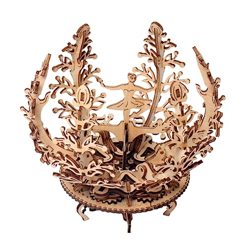 Yardwe 1 Stück DIY Holzblumen Puzzle Modellbau für Erwachsene Bastelspielzeug zur Dekoration Wohnzimmer Attraktives Mechanisches Design für Kreative Freizeitgestaltung von Yardwe