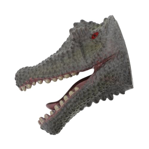 Yardwe 1 Stück Dinosaurier-Handpuppe kinderspielzeug Tierkopf Handpuppe tierische Handpuppe Rollenspiel Handpuppe für Handspiele Handpuppe für verspielte Handpuppe PVC von Yardwe