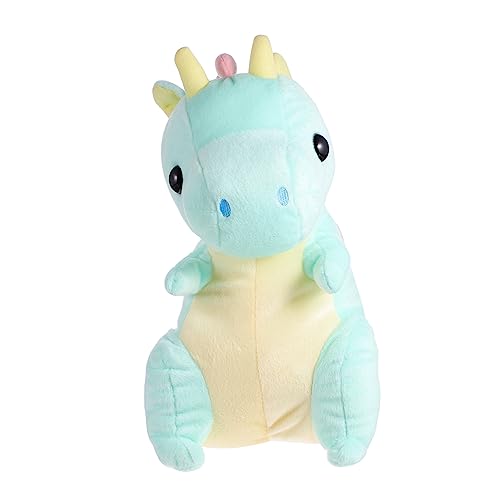 Yardwe 1 Stück Dinosaurier-Puppe Dinosaurier Stofftier Kinderspielzeug Heimdekoration Kindergeschenk Plüsch Blue von Yardwe