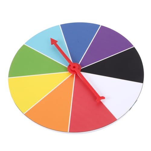 Yardwe Ziehmaschine für Partyspiele Kleiner Drehteller Wandbehangmaschine Tombola für Erwachsene Preisrad 20cm von Yardwe