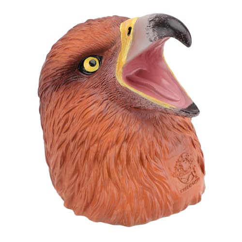 Yardwe 1 Stück Eagle Handpuppe aus Umweltfreundlichem Material Interaktives für Fördert Kreativität und Denkfähigkeit Verschiedene zur Auswahl für Rollenspiele und Cosplay von Yardwe
