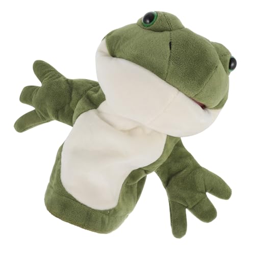 Yardwe 1 Stück Handpuppe Frosch Interaktive Eltern Puppenspielzeug aus Plüsch Lustiges Fingerpuppenspielzeug für Sicher für Geschichtenerzählen und Geburtstagsgeschenk für Kleinkinder Yardwe 1 Stück Handpuppe Frosch Interaktive Eltern Puppenspielzeug aus Plüsch Lustiges Fingerpuppenspielzeug für Sicher für Geschichtenerzählen und Geburtstagsgeschenk für Kleinkinder von Yardwe