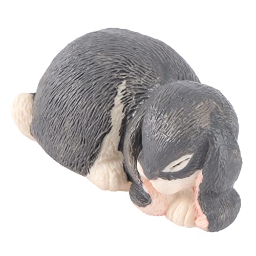 Yardwe 1 Stück Hasenmodell Plüsch Osterhasenmodell Mini Osterhasen Statue Mini Häschen Statue Gefülltes Feenspielzeug Stofftier Feen Kaninchen Figuren Kleine Puppe Grauer von Yardwe