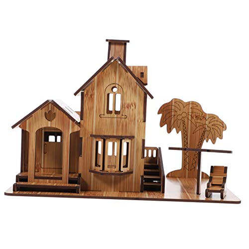 Yardwe 1 Stück Holzpuzzle Modellhaus DIY Puzzle für Kreatives Lernspielzeug Vorstellungskraft und Geschicklichkeit für Kleine Hände und Leicht zu Montieren Yardwe 1 Stück Holzpuzzle Modellhaus DIY Puzzle für Kreatives Lernspielzeug Vorstellungskraft und Geschicklichkeit für Kleine Hände und Leicht zu Montieren von Yardwe