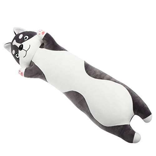 Yardwe 1 Stück Husky Plüschspielzeug Welpen-wurfskissen Valentinstagsgeschenk Ausgestopftes Tierspielzeug Plüsch Husky Husky-hundekissen Gefülltes Husky-Kissen Plüschtier Daunen Baumwolle von Yardwe