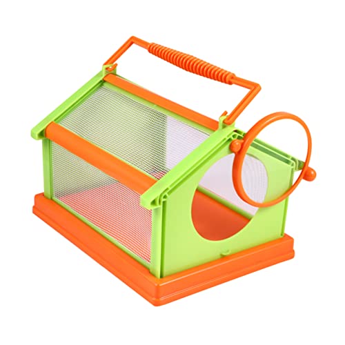 Yardwe 1 Stück Insektenbeobachtungsbehälter Tragbarer Viewer Cage für Outdoor Experimente Schmetterlingszucht und Naturbeobachtung mit Atmungsöffnungen und Deckel Yardwe 1 Stück Insektenbeobachtungsbehälter Tragbarer Viewer Cage für Outdoor Experimente Schmetterlingszucht und Naturbeobachtung mit Atmungsöffnungen und Deckel von Yardwe