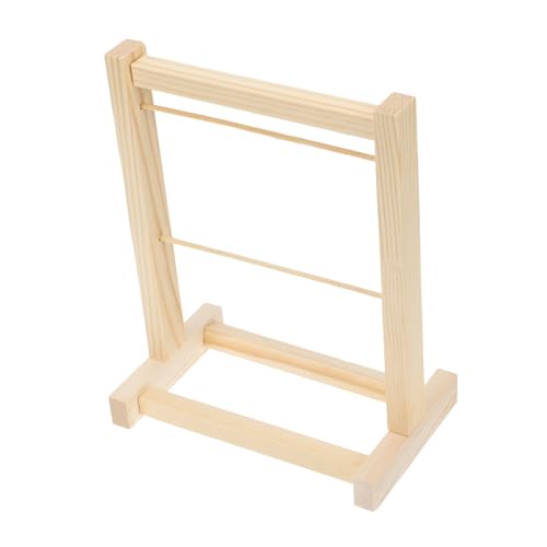 Yardwe 1 Stück Kleiderständer aus Holz für Puppen Doppelstöckiger Puppenkleiderbügel zur Präsentation von Puppenkleidung Perfektes Zubehör für Puppenhaus und Kinderzimmerdekoration Yardwe 1 Stück Kleiderständer aus Holz für Puppen Doppelstöckiger Puppenkleiderbügel zur Präsentation von Puppenkleidung Perfektes Zubehör für Puppenhaus und Kinderzimmerdekoration von Yardwe