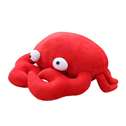Yardwe 1 Stück Kuschelkrabbe Plüschkissen Niedliches Cartoon Stofftier für Dekoration und Komfort für Sofa und Schlafzimmer aus Sicherem Material für Erwachsene von Yardwe