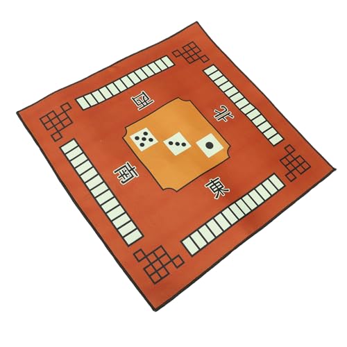 Yardwe 1 Stück Mahjong-tischdecke Spieltischabdeckung Abdeckung Für Tischspiele Mahjong-matten Mahjong-tischmatte Spieltischdecke Aus Filz Spieltischmatte Gummi Coffee von Yardwe