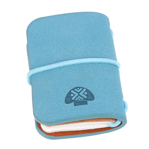 Yardwe 1 Stück Mini-hauptbuch Miniatur Puppenhausschmuck Selber Machen Mini Möbel Mini- Mini-bücher Kleines Hausmodell Mini-Handbuch-Modell Kleine Hausschmuck Blue Leder von Yardwe
