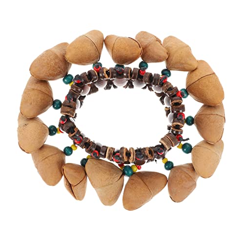 Yardwe 1 Stück Nussschale Tamburin Musikinstrument Glockenarmband Tanzarmband Kinderspielzeug Glockeninstrument Armband Afrikanische Ethnische Schlagglocken Muschelarmband Trommelglocke Yardwe 1 Stück Nussschale Tamburin Musikinstrument Glockenarmband Tanzarmband Kinderspielzeug Glockeninstrument Armband Afrikanische Ethnische Schlagglocken Muschelarmband Trommelglocke von Yardwe