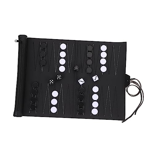Yardwe 1 Stück Portable Schachbrett aus PU Klappbares Tragbares Schachspiel für Reisen für Schachliebhaber Spielzubehör für Unterwegs Verbessert Gedächtnis und Konzentration Yardwe 1 Stück Portable Schachbrett aus PU Klappbares Tragbares Schachspiel für Reisen für Schachliebhaber Spielzubehör für Unterwegs Verbessert Gedächtnis und Konzentration von Yardwe