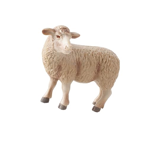 Yardwe 1 Stück Realistisches Schaf Modell aus Kunststoff Simuliertes Tier für Beige Kreatives Schaf Ornament für Schreibtisch und Dekoration als für Familien und Freunde Yardwe 1 Stück Realistisches Schaf Modell aus Kunststoff Simuliertes Tier für Beige Kreatives Schaf Ornament für Schreibtisch und Dekoration als für Familien und Freunde von Yardwe