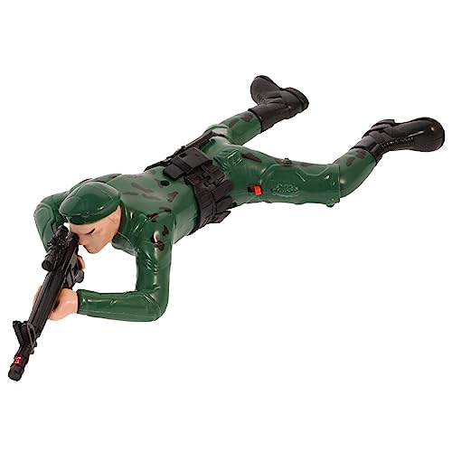 Yardwe 1 Stück Reptilienfigur kinderspielzeug für Robustes Armee Soldat Auto elektrisches Krabbelspielzeug Actionfigur Plastik von Yardwe