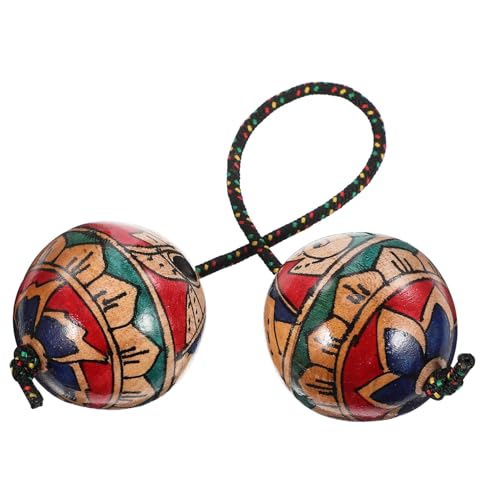 Yardwe 1 Stück Rhythmischer Sandball Handgemaltes Musikinstrument für Einhändiges Ergonomisches Design zur Rhythmusentwicklung Verbesserung des Musikalischen Gespürs von Yardwe