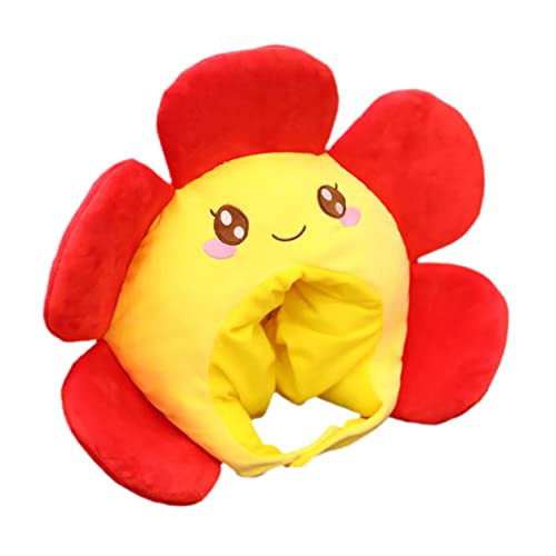 Yardwe 1 Stück Sonnenblumenkopfbedeckung Partykostüm Hut Kopfbedeckung in Blütenform Plüschblumenhut Kopfbedeckung Hut Anziehen Kopfbedeckungs-neuheitsparty Colorful Pp Baumwolle Yardwe 1 Stück Sonnenblumenkopfbedeckung Partykostüm Hut Kopfbedeckung in Blütenform Plüschblumenhut Kopfbedeckung Hut Anziehen Kopfbedeckungs-neuheitsparty Colorful Pp Baumwolle von Yardwe