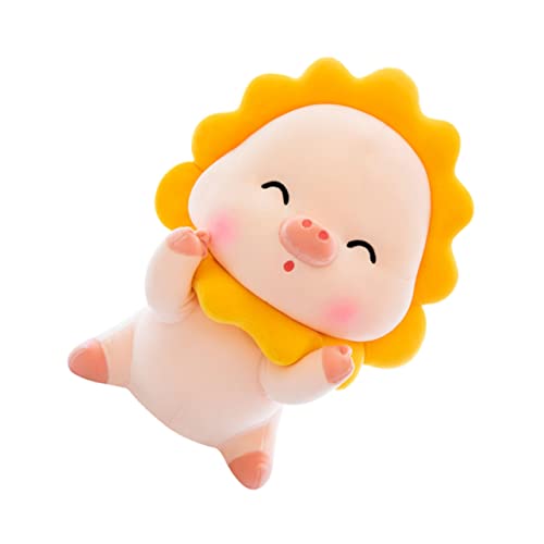 Yardwe 1 Stück Sonnenschwein Puppe Stofftier Für Kindergeschenke Kindergeschenke Plüschspielzeug Dekokissen Geburtstagsgeschenk Dekokissen Plüschpuppe Gelbe von Yardwe