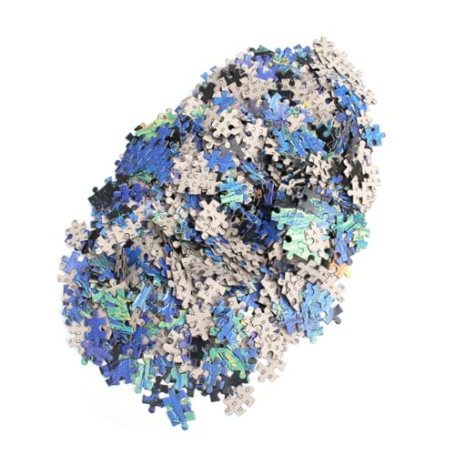 Yardwe 1 Stück Teile Sternen Nacht Puzzle für Erwachsene Ölgemälde ohne Rahmen Anspruchsvolles Jigsaw für Unterhaltung und Farbenfroh von Yardwe