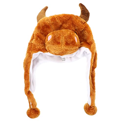 Yardwe 1 Stück Tierische Ohrenmütze aus Plüsch Braune Kuh Partyhut für Karneval Kostümpartys und Fotoshootings Leicht und Bequem aus Hochwertigem für Maskeraden und Festivals Yardwe 1 Stück Tierische Ohrenmütze aus Plüsch Braune Kuh Partyhut für Karneval Kostümpartys und Fotoshootings Leicht und Bequem aus Hochwertigem für Maskeraden und Festivals von Yardwe