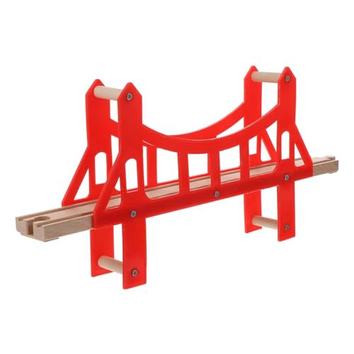 Yardwe 1 Stück Track- Zug Kleinkind Bahngleisbrücke Zubehör Für Gleisbrücken Gleiszubehör Hängebrücke Zubehör Für Den Bahnausbau Bahngleisbrücke Aus Holz Rot Hölzern Yardwe 1 Stück Track- Zug Kleinkind Bahngleisbrücke Zubehör Für Gleisbrücken Gleiszubehör Hängebrücke Zubehör Für Den Bahnausbau Bahngleisbrücke Aus Holz Rot Hölzern von Yardwe