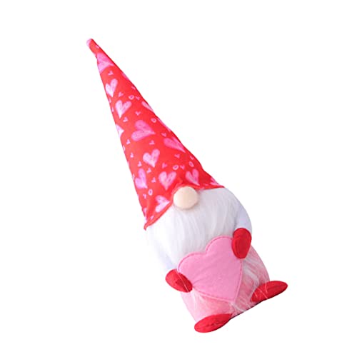 Yardwe 1 Stück Valentinstag verzierung Puppe ausgestopft Plüsch für Valentinstag valentinsgeschenk valentinstaggeschenk valantines Present Valentinstag Acryl von Yardwe