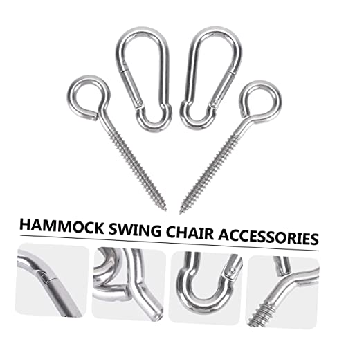Yardwe 1 Zubehör Für Hängesessel Im Freien Hochleistungshaken Hängend Schaukelhaken Hängemattenhaken Drinnen Haken Zum Aufhängen Gurtband Veranda-schaukel-Hardware Silber Rostfreier Stahl Yardwe 1 Zubehör Für Hängesessel Im Freien Hochleistungshaken Hängend Schaukelhaken Hängemattenhaken Drinnen Haken Zum Aufhängen Gurtband Veranda-schaukel-Hardware Silber Rostfreier Stahl von Yardwe