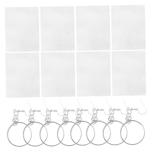 Yardwe 10 Blatt Teiliges DIY Schrumpffolien Set Halbtransparent mit Handbemalung Inklusive Silberne Ohrhaken und Schlüsselringe Schrumpffolie zum Basteln und Individuellen Schmuck Yardwe 10 Blatt Teiliges DIY Schrumpffolien Set Halbtransparent mit Handbemalung Inklusive Silberne Ohrhaken und Schlüsselringe Schrumpffolie zum Basteln und Individuellen Schmuck von Yardwe
