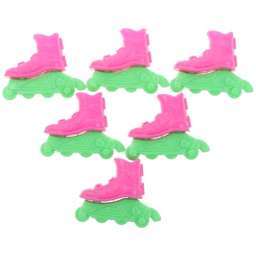 Yardwe 10 Paar Puppen Rollschuhe Puppenschuhe Für Puppen Puppen Schuhe Puppenschuhe Miniatur Schuhe Kunststoff von Yardwe