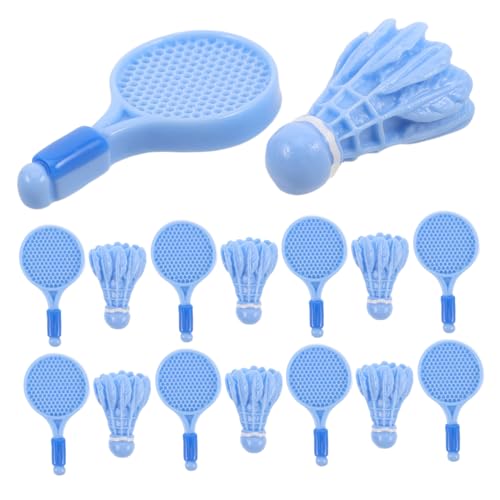 Yardwe 10 Sätze Miniatur Badminton Schläger mit Federbällen Teiliges Puppenzubehör für Kreative Spielmöglichkeiten und Dekorative Kinderzimmer und Büro Yardwe 10 Sätze Miniatur Badminton Schläger mit Federbällen Teiliges Puppenzubehör für Kreative Spielmöglichkeiten und Dekorative Kinderzimmer und Büro von Yardwe