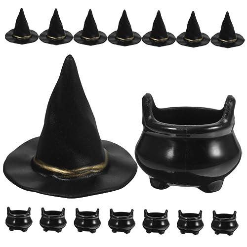 Yardwe 10 Sätze Miniatur Hexenhüte Teiliges Diy Zubehör für Halloween Dekoration für Mikrolandschaften und Kreative Projekte für Feierlichkeiten Yardwe 10 Sätze Miniatur Hexenhüte Teiliges Diy Zubehör für Halloween Dekoration für Mikrolandschaften und Kreative Projekte für Feierlichkeiten von Yardwe